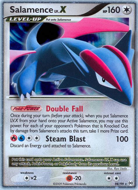 salamence lv x 98 99|salamence pokemon arceus.